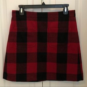 J crew wool skirt